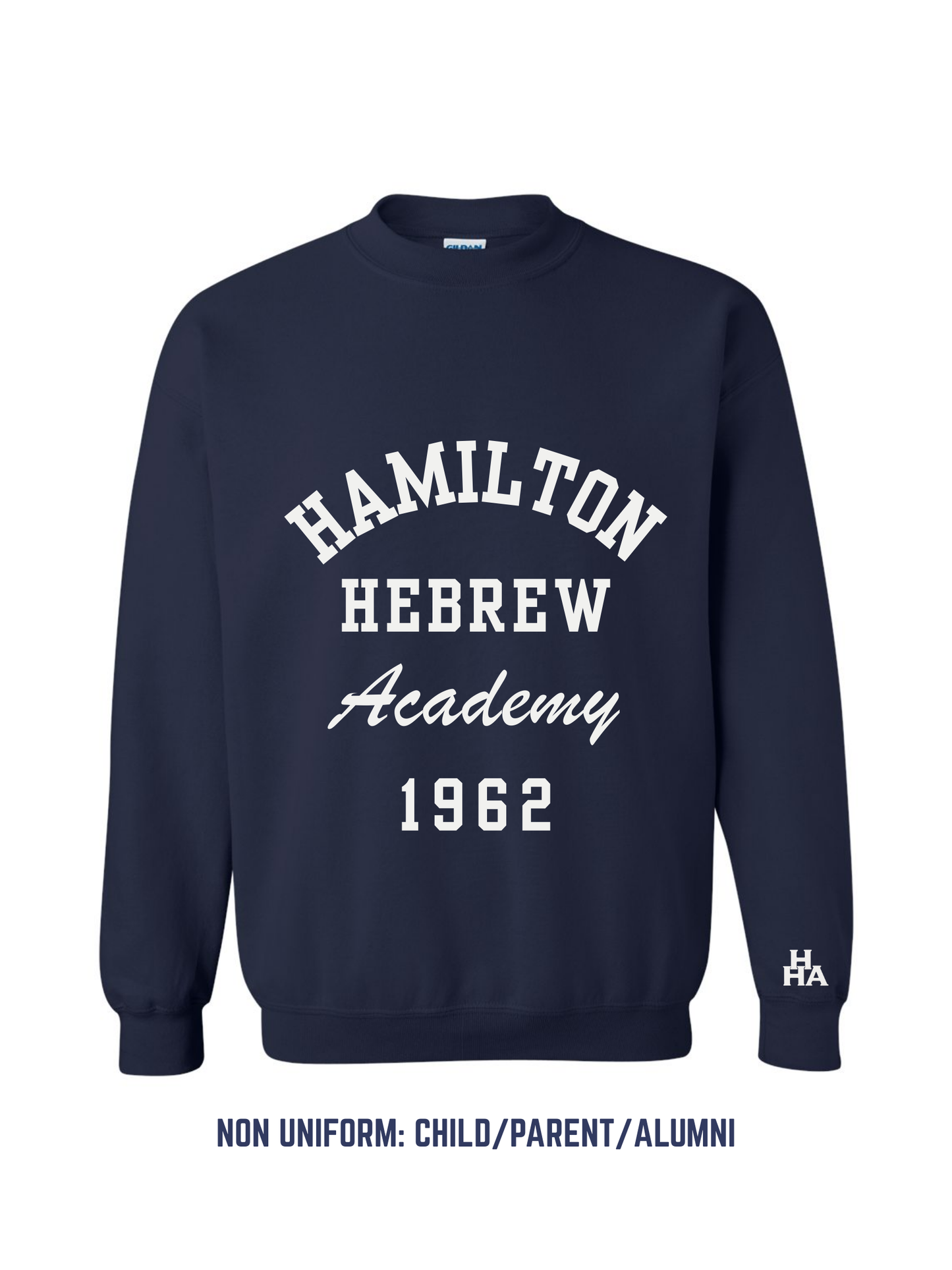Navy Old School Crewneck