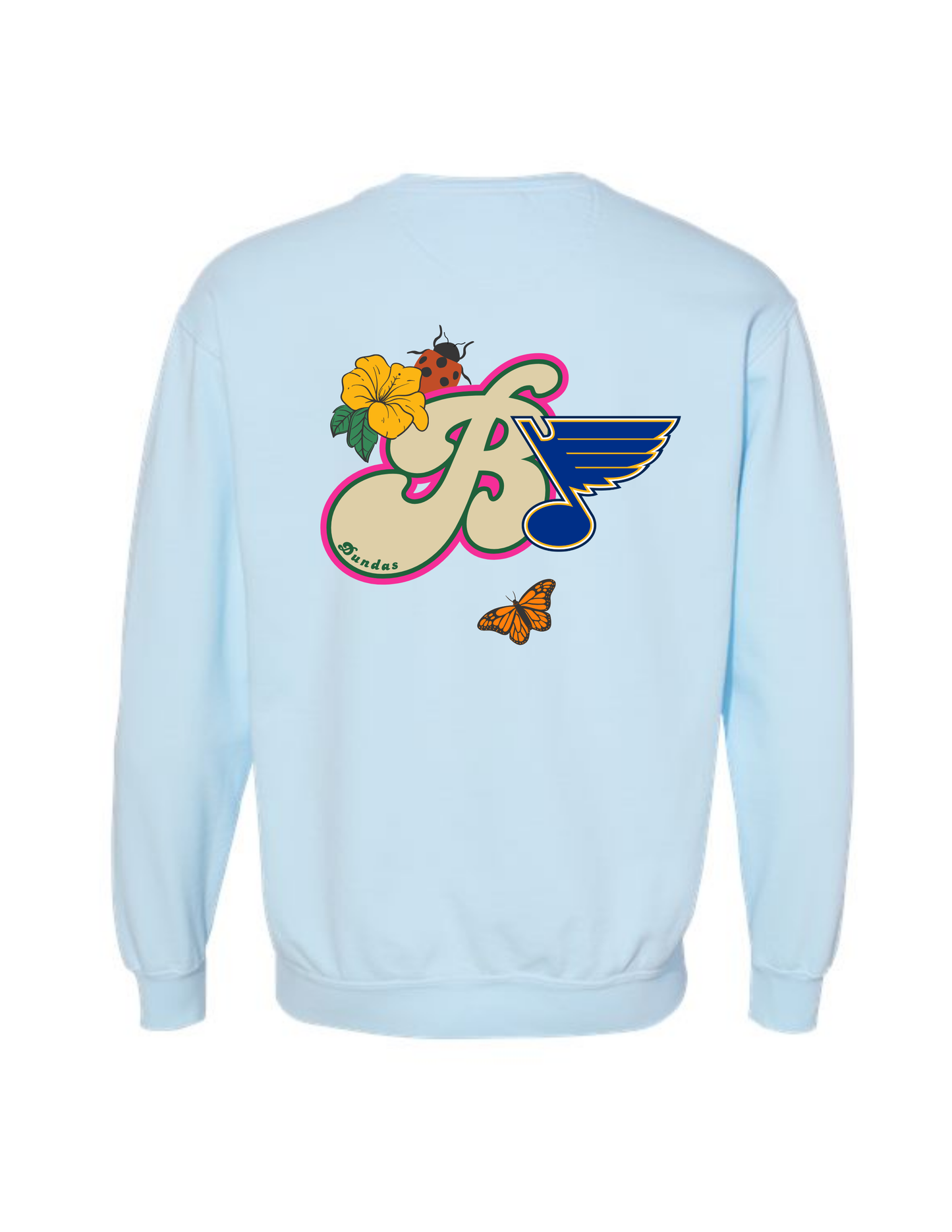 Butterfly Blues Crewneck