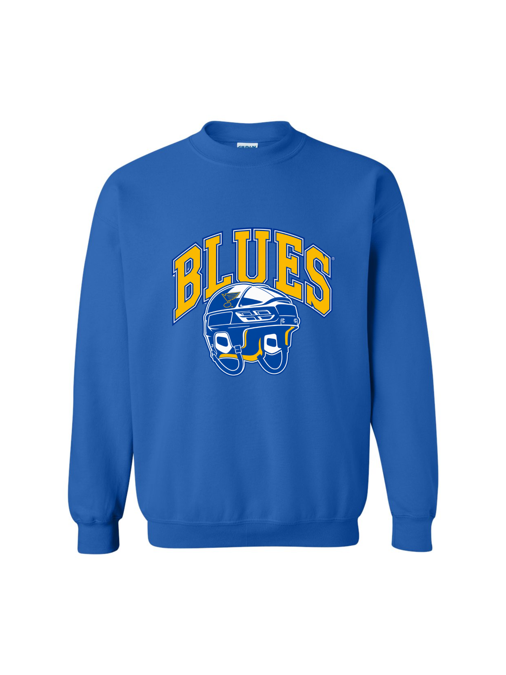 Blues Helmet Crewneck