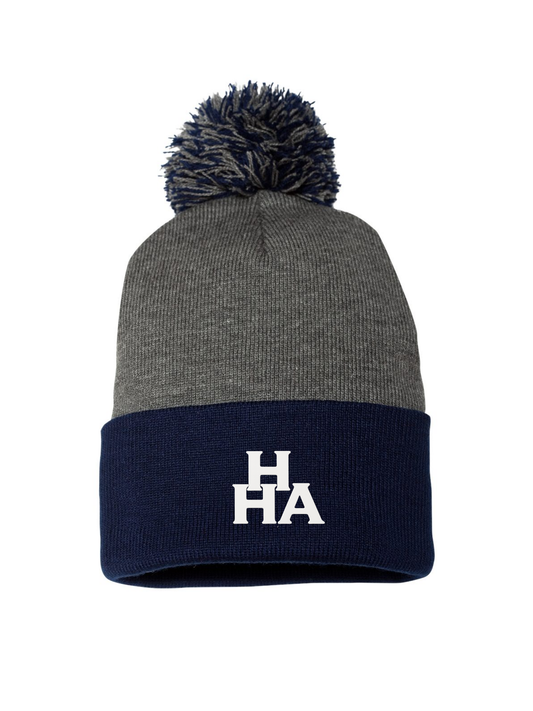 Two-Tone HHA Pom Toque