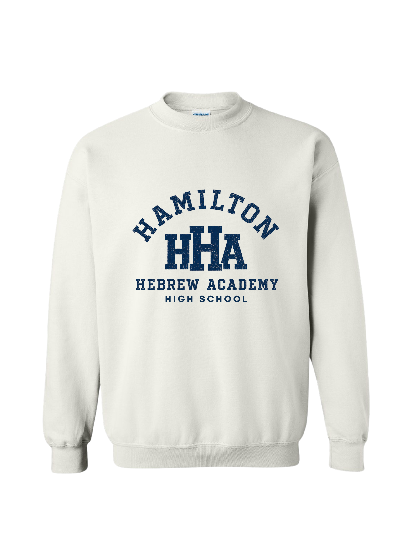 HHA High School Collegiate Crewneck (White)