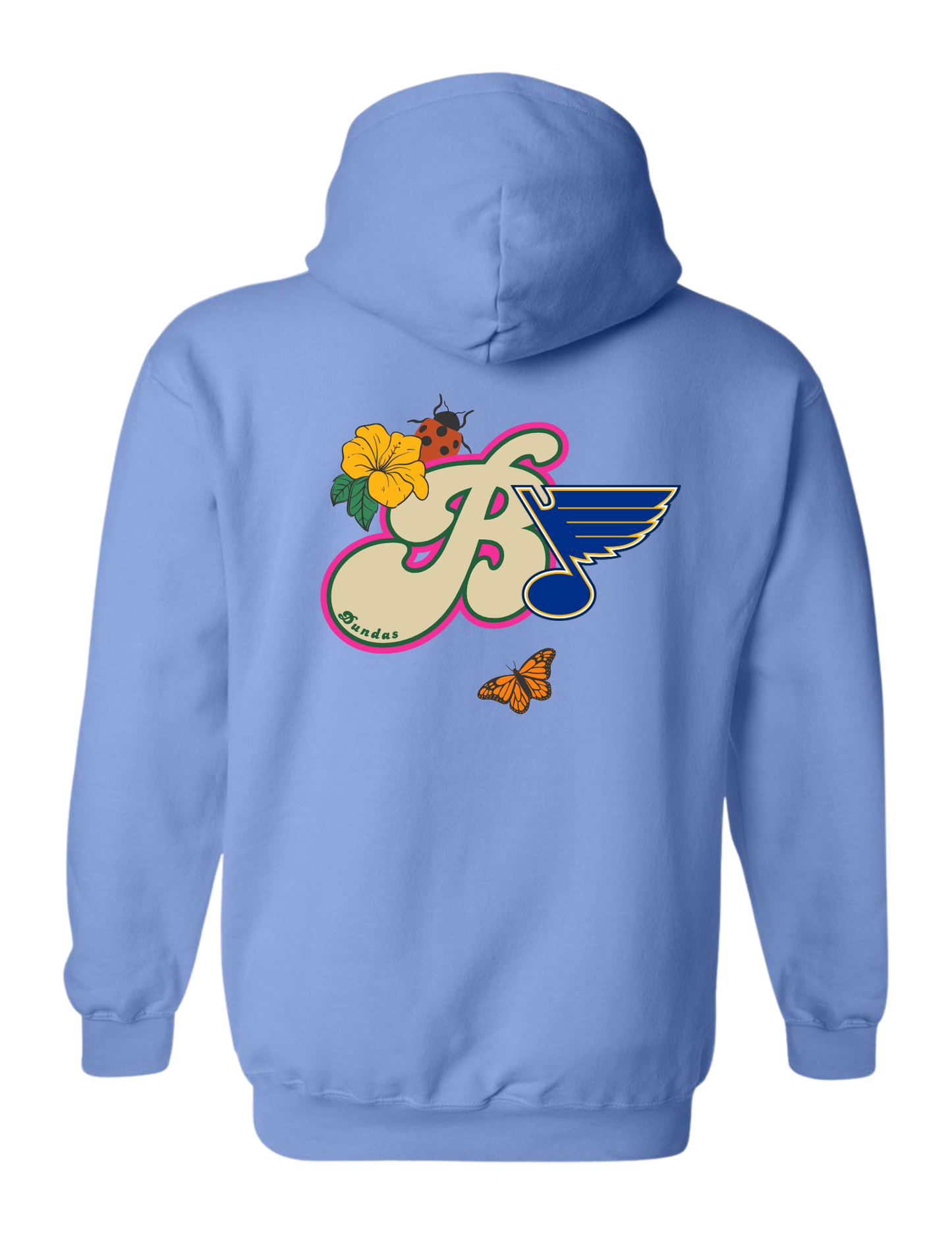 Butterfly Blues Hoodie (Youth Sizes)
