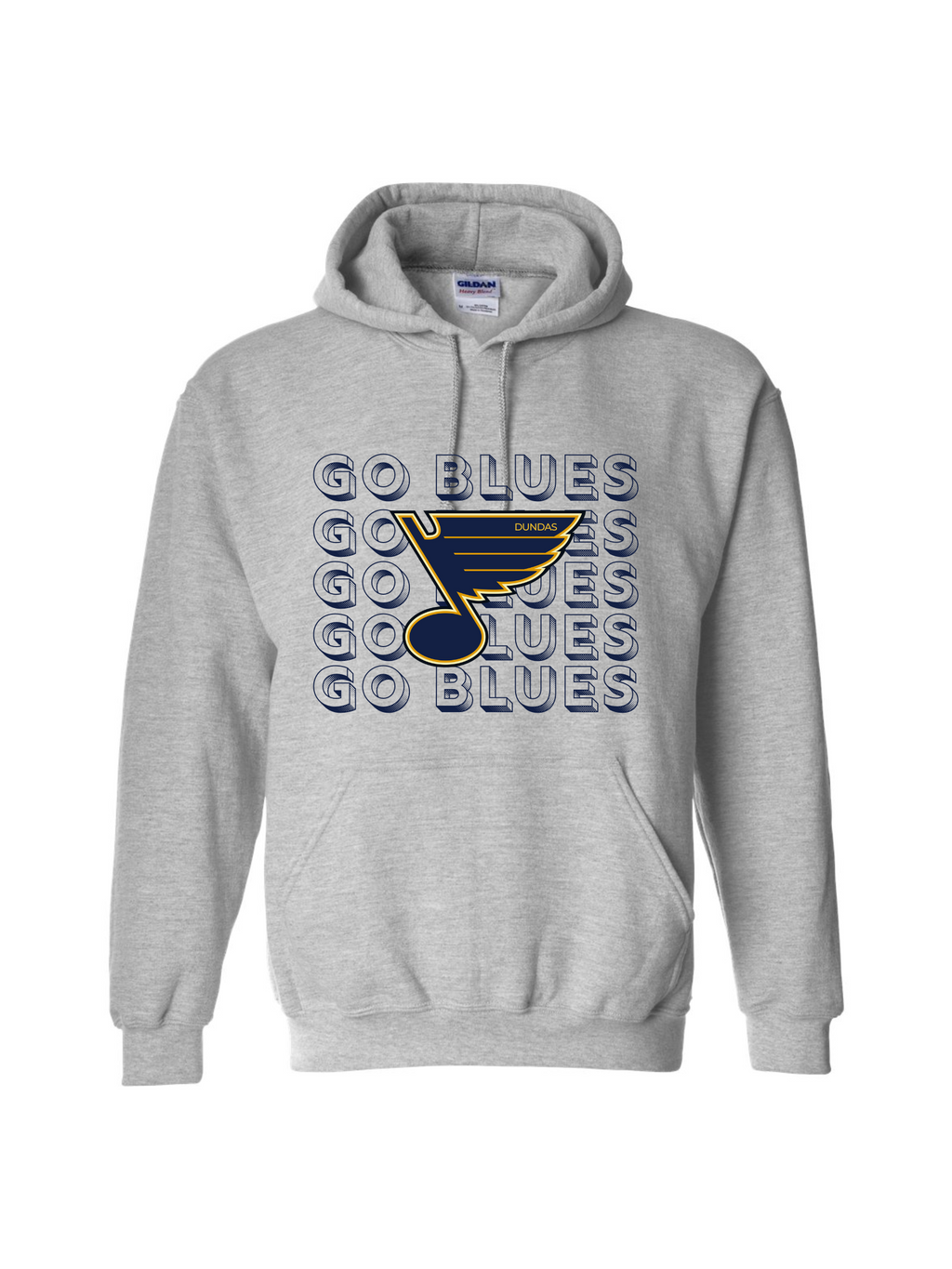 Go Blues Repeater Hoodie