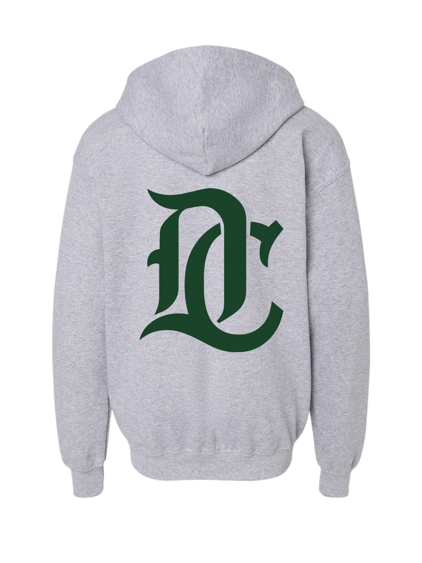 Monogram Zip Hoodie