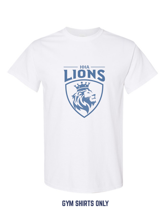 White gym T-shirt