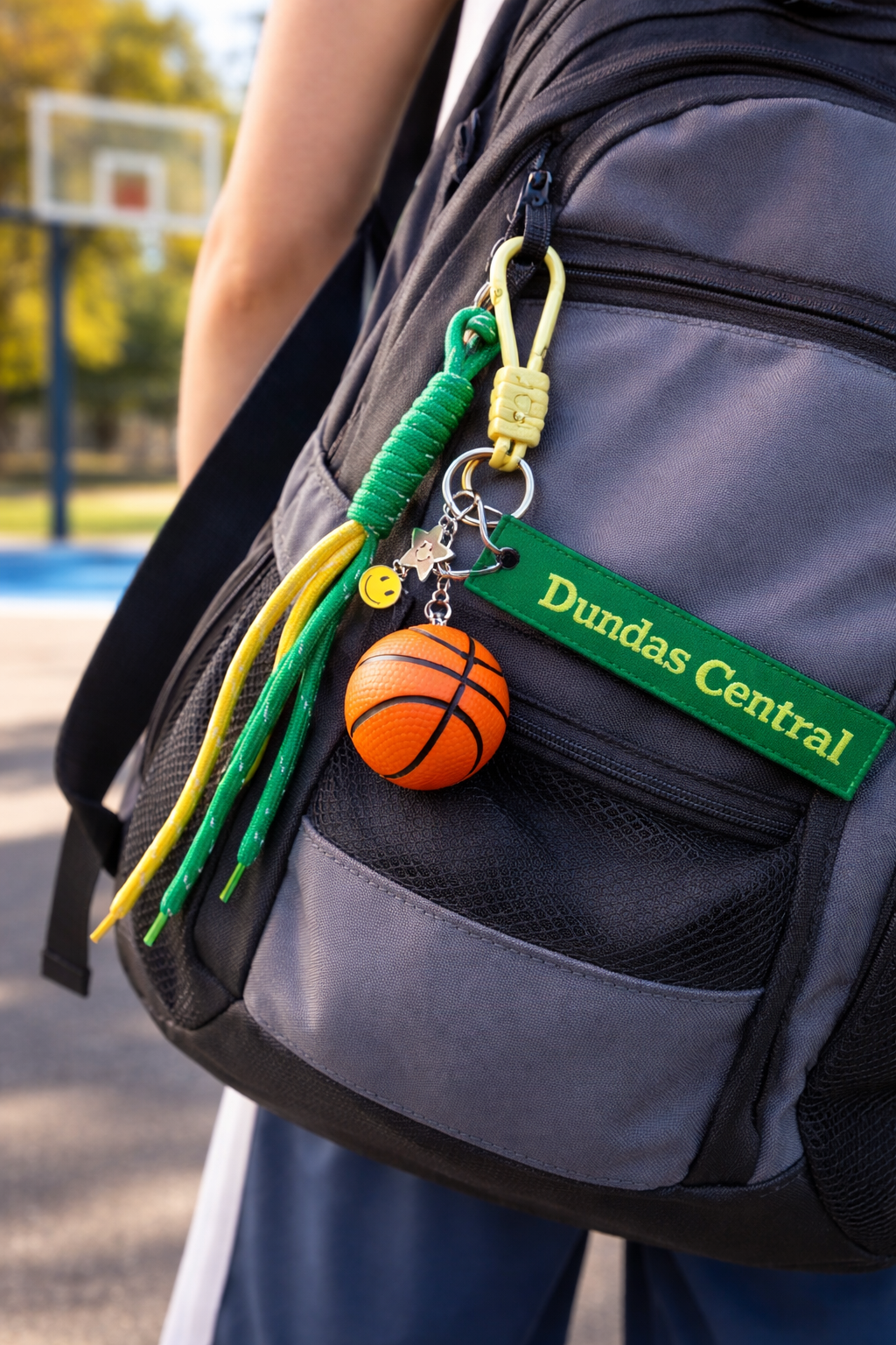 DC Basketball Bag Charm