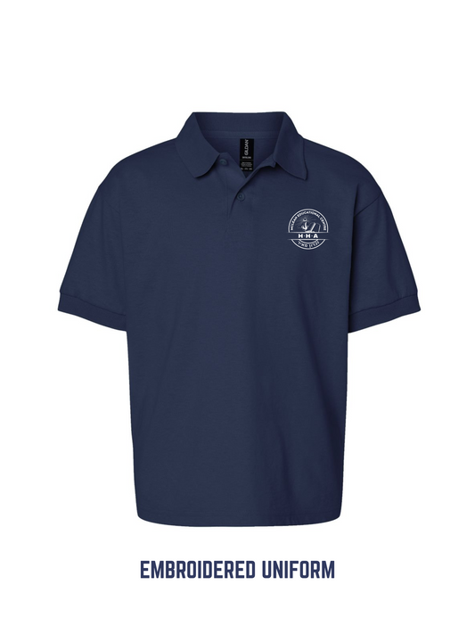 Embroidered Crest Polo Shirts